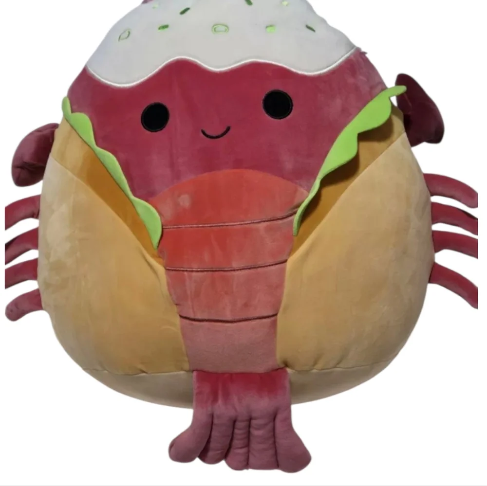 Squishmallows Lorono Lobster‎ Roll Christmas 2024 Plush 16